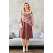 Women's dress, size 56, pink color
