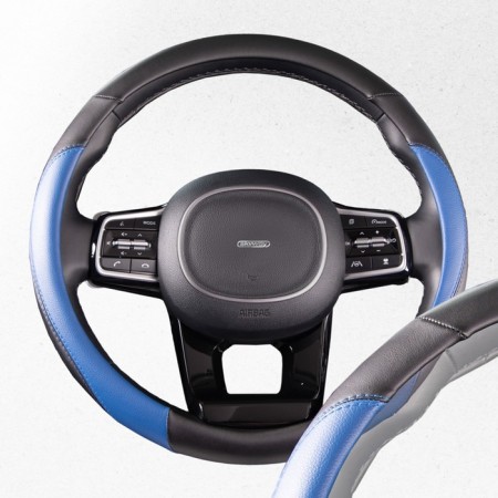 SkyWay Combo-6 scrap, size m, eco-leather, black and blue, s01102293