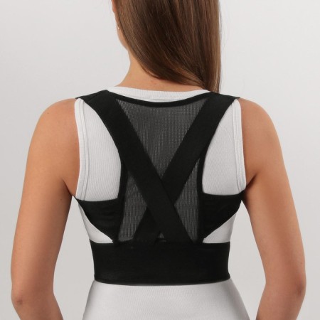 Massner-fixer for posture, Velcro, size S, Black color-4