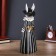 Souvenir Polystone "Bunny-Private lady with a basket" 35x13.5x10.5 cm