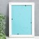 Photo frame 10x15 cm MDF, No. 6 White, width. 17 mm, thickness. 10mm (plastic screen)