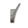 Furniture hook Cappio Plate, one -rod, graphite color
