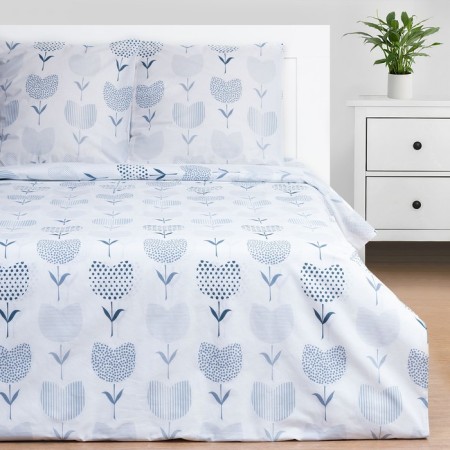 Bedding Ethel euros “Tulips” (view 1) 200*217 cm, 220*240 cm, 70*70 cm - 2 pcs-2