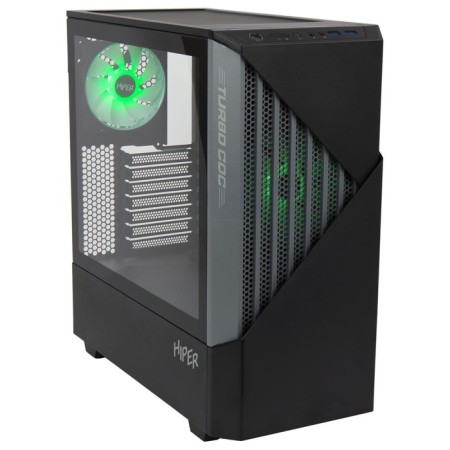 Hiper CC BG Black Black BC without ATX 1x120mm 3x140mm 2xusb3.0 Audio Bott PSU