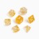 Cubes set for D&D (Dungeons and Dragons, DND) "Game time", Series: D&D, 7 pcs, yellow