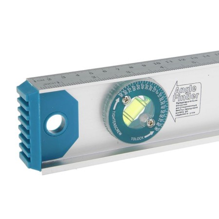Aluminum level hobbi, skeleton, 3 ampoules, magnet, 100 cm, 1 rotary-1