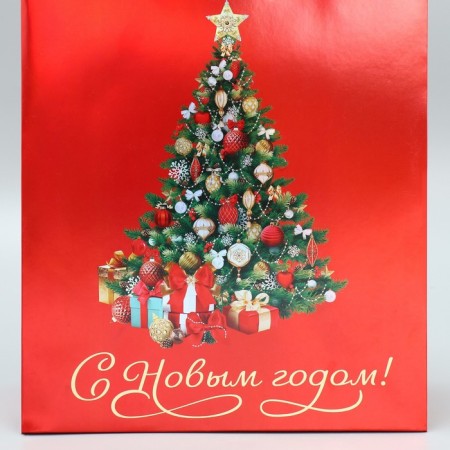 Laminated vertical “New Year tree”, Ml 23 x 27 x 11.5 cm, New Year-4