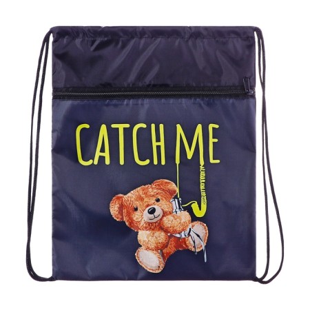 A bag for shoes with a pocket of 420 x 340 mm, calligrata MSO-7C, (soft polyester, density 210D), "Bear"-5