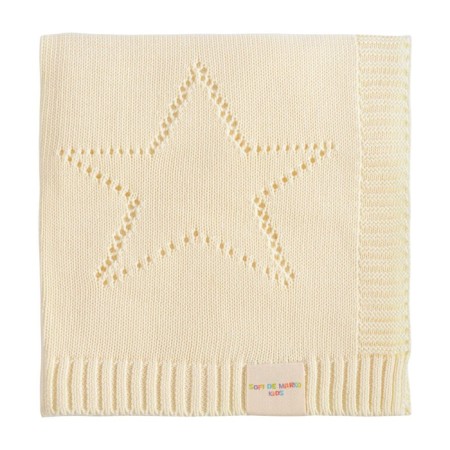 Baby blanket, size 70x90 cm, Ecrew color-1