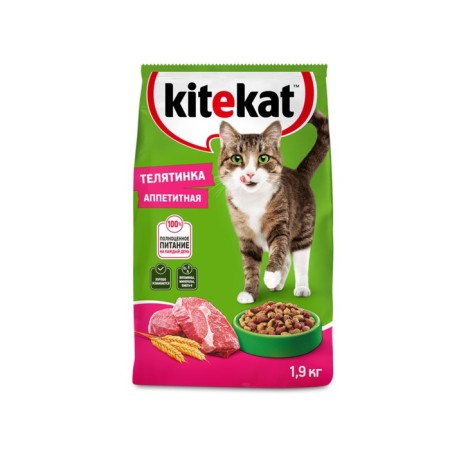Dry food Kitekat "Appetizing veal" for cats, 1.9 kg-7