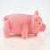 Grunting toy for dogs from latex "Piggy", 16 cm, pink