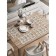 Set of napkins for setting the table "sea of ​​flowers", rectangular, rounded edges, size 30x46 cm, 4 pcs