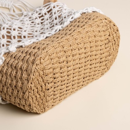 Women's bag SL Home, manual weaving, cotton, 27 × 48 cm-6