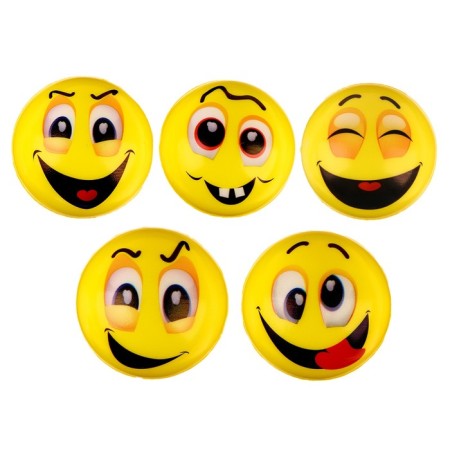 The ball "Smiles", soft, 6.3 cm, MIX color-2