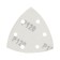 Grindow triangle on Velcro Patriot, 80x80x80mm, P120, 6 holes