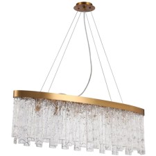 Светильник подвесной Stilfort 2155/05/06P Frostyle, 6х40Вт, Е14, 900х900х400-1000 мм, цвет бронза