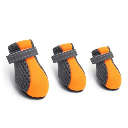 Dog boots "comfort +", size S (3, 5 x 3 cm), orange-3
