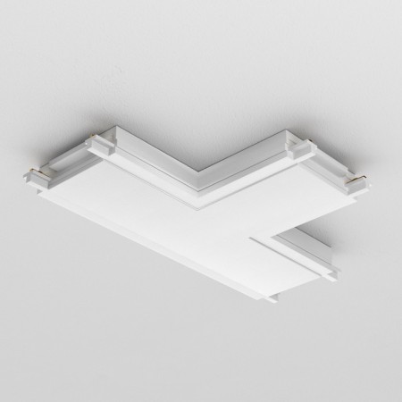 T-shaped power connector for the Technical Tra084CT-11W, 5.5x8.6x0.6 cm, white color.-1
