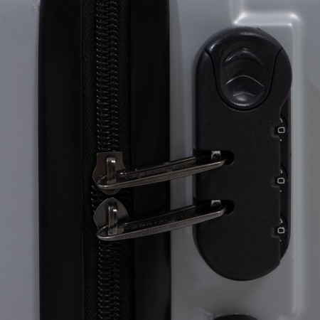 Small suitcase 20 "code castle, silver color-6
