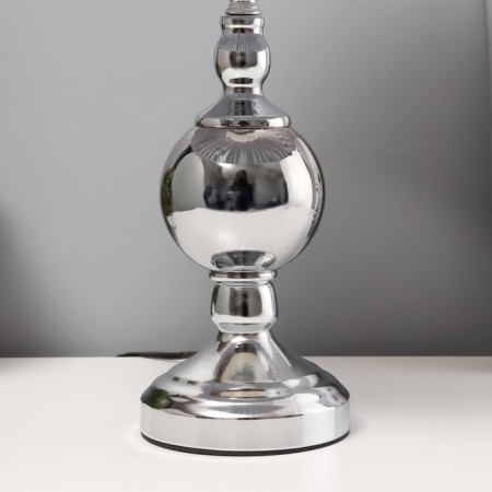 Board lamp "Alfi" E27 40W chrome 28x28x46 cm-2