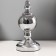 Board lamp "Alfi" E27 40W chrome 28x28x46 cm