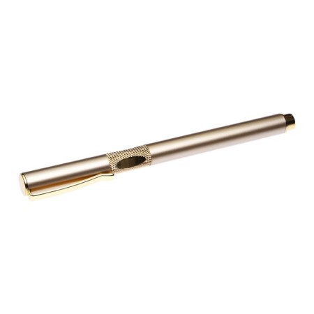 Gift handle, feathers, in the leatherette case, golden housing-4