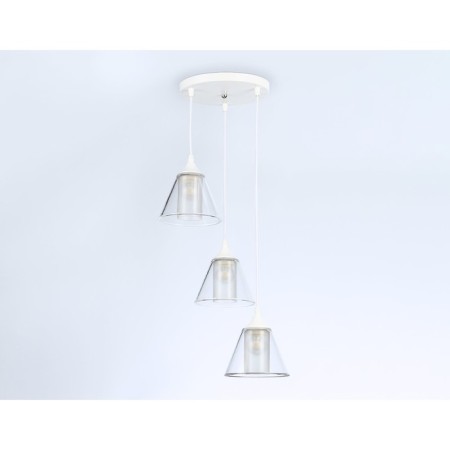 Suspended Ambrella Light, Modern, TR3553, 3HE27, white color-3