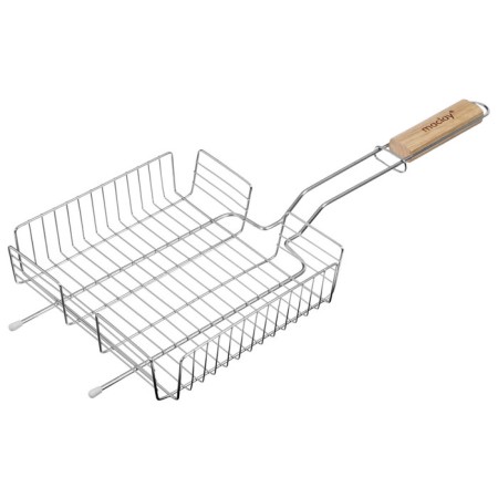 Ground grill Universal Maclay, 20x20 cm, stainless steel, for barbecue-10