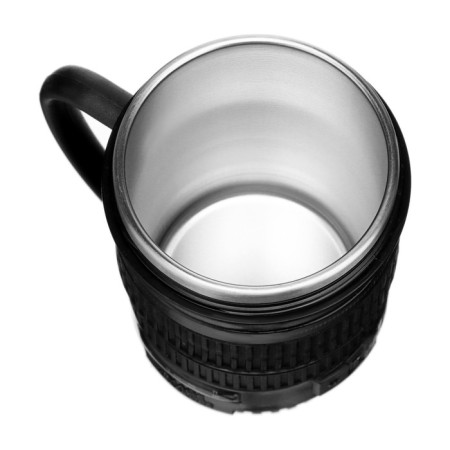 Thermal circle, 220 ml, copy "lens", retains heat for 2 hours, black-3