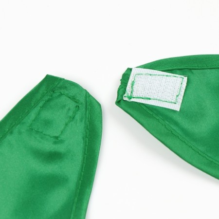 Carnival set "Cube-Mir" raincoat and mask, green-11