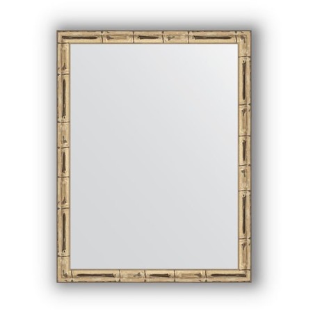 Mirror in the baguette frame - silver bamboo 24 mm, 34 x 44 cm, EvoForm