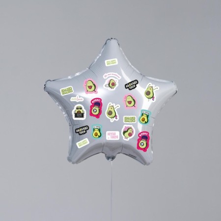 A ball sticker, Avo Party, 42 x 30 cm-2