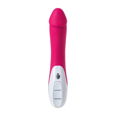 Vibrator Mystim Terrific Truman, silicone, pink color, 27 cm-2