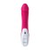 Vibrator Mystim Terrific Truman, silicone, pink color, 27 cm