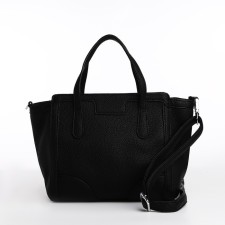 Bag Female Tout with zipper, black color