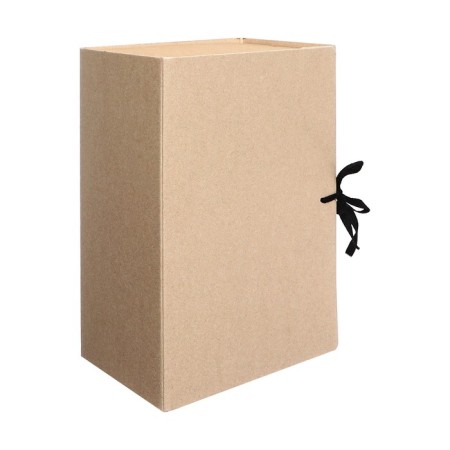 Archive box with ties, 150 mm, binding cardboard, calligrata isolate, without coating, MGK valve, up to 1400 sheets-2