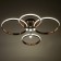 Lamp "Lux" 4XLED 140W gold 67x71x24 cm Bayerlux