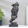 Souvenir Polystone "Male Face - Silence" Blaged Copper 34x12x11 cm