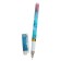Gel pen "Cosmos" 0.5 mm, black rod, body with a pattern (barcode on a piece)