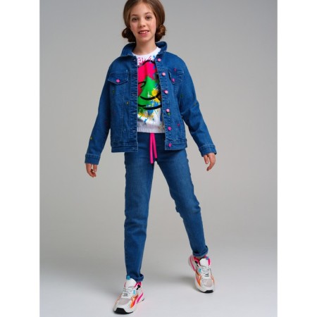 Denim jacket for the girl PlayTode, height 152 cm-1