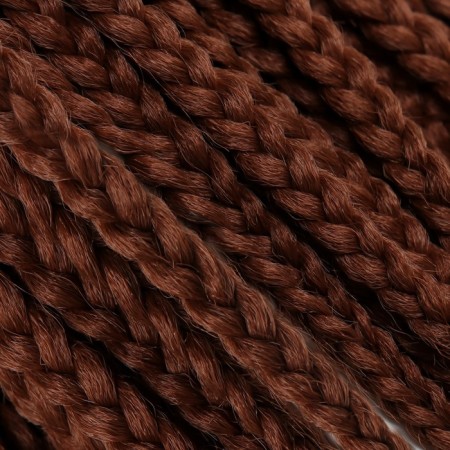 SIM-BRAIDS AFROKOSOS, 60 cm, 18 strands (CE), chestnut color (#30)-1