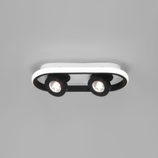 Wall lamp EUROSVET SLAM 20123/2 LED, 17 W, 4200K, 773LM, 315x140x60 mm, white, black color