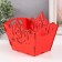 Basket-jacket "Dragon" Red 18x12x14.5 cm (set of 5 parts)