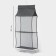 Organizer for bags 2 compartments LadOM, 40 × 15 × 80 cm, color gray color