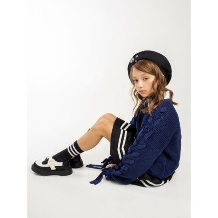 Свитер для девочки Amarobaby Knit Wear, рост 140 см, цвет синий-15