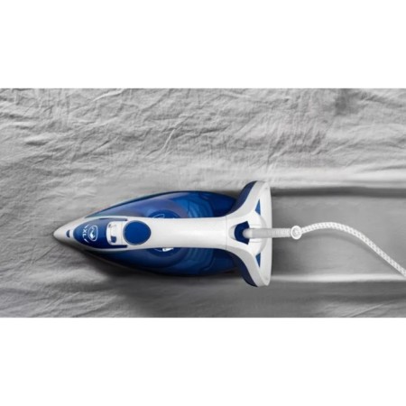 TEFAL FV5736E0, 2500 W, enameled sole, 45 g/min, 270 ml, white and blue-1