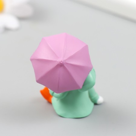 Figure for Florarium Polystone "Diplon in the raincoat" mix 4x5 cm-4