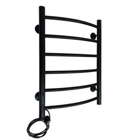 Electric towel "Sanprise" Classic P6, 400x600 mm, left, black-1