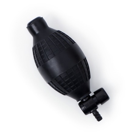 Pump for penis of the oki, vacuum, pear, ABS plastic, 23 cm, transparent-3