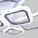 Causteen with DND "Assant" LED 80W 3 modes 3000-6000k white 63x66x8 cm Bayerlux